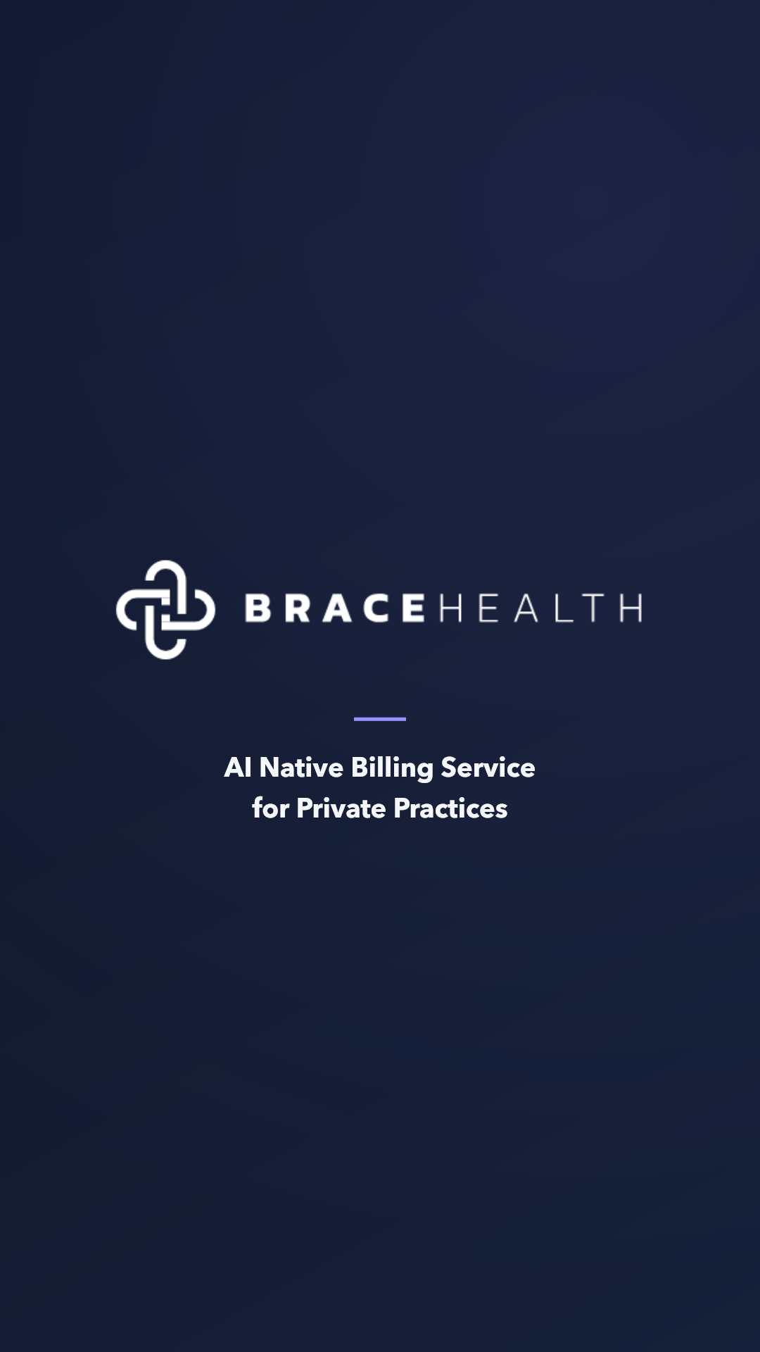Brace Health AI-native billing service vertical brand image