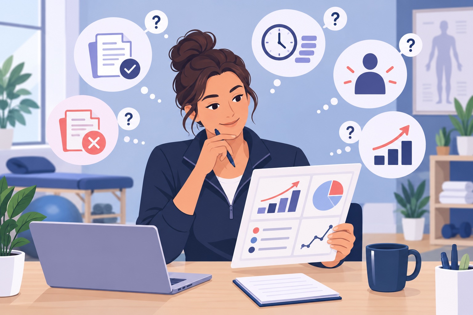 A practice owner reviewing a billing scorecard and the questions behind claim performance